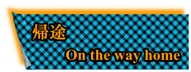 帰途：Returning home