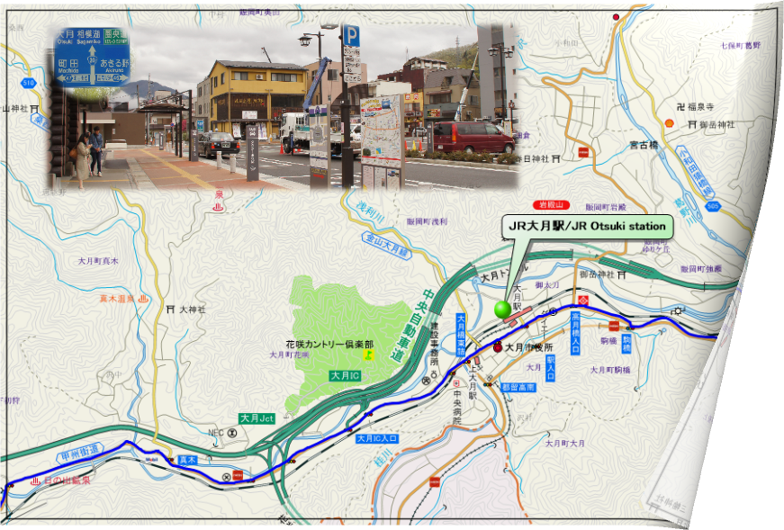 ＪＲ大月駅/JR Otsuki station